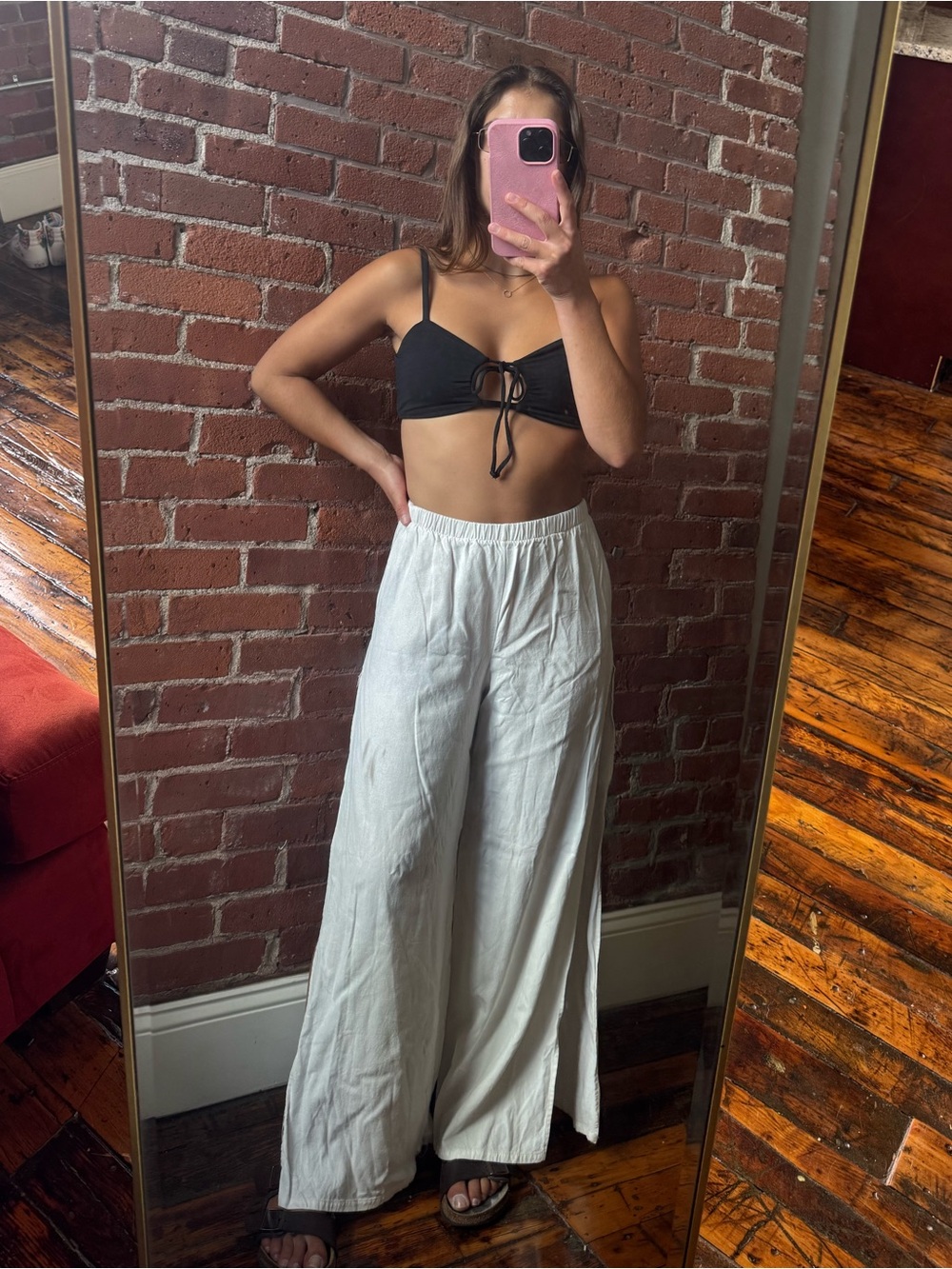 Dippin Daisy’s Size M Wide Leg Slit Pants
